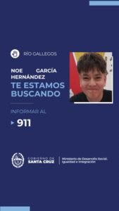 "Se busca a Noe Ezequiel García Hernández: Ayúdanos a encontrarlo"