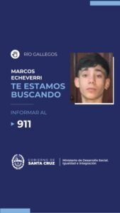 Se busca a Marcos Damián Echeverri: Ayuda para dar con su paradero