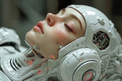 Desarrollan robot humanoide con rostro de piel real