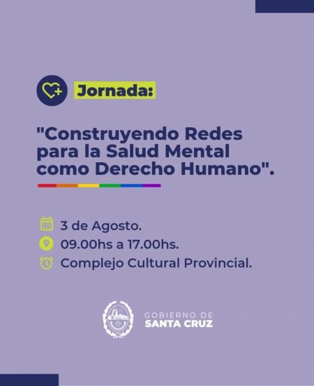 noticiaspuertosantacruz.com.ar - Imagen extraida de: https://noticias.santacruz.gob.ar/gestion/desarrollo-social/item/30938-se-realizara-la-jornada-construyendo-redes-para-la-salud-mental-como-derecho-humano