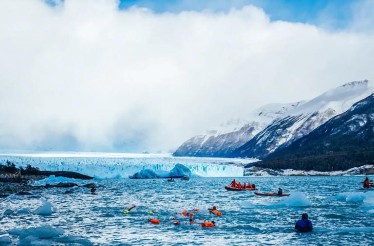 noticiaspuertosantacruz.com.ar - Imagen extraida de: https://elrompehielos.com.ar/informacion-del-pn-los-glaciares-por-el-evento-internacional-de-natacion