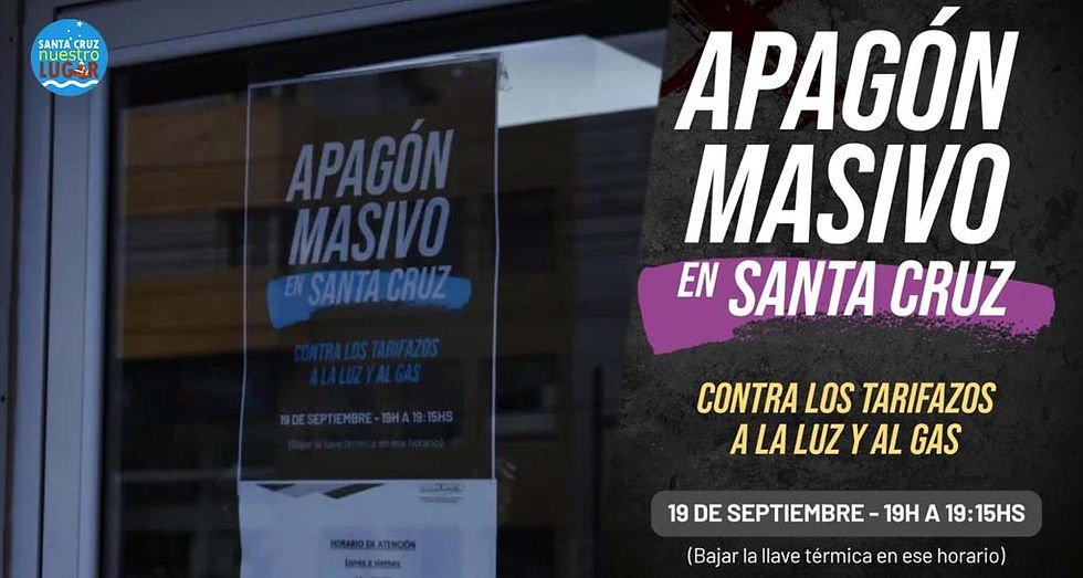 noticiaspuertosantacruz.com.ar - Imagen extraida de: https://www.santacruznuestrolugar.com/post/llega-el-apagón-masivo-la-medida-simbólica-y-comunitaria-que-desde-río-gallegos-rechaza-los-tarif