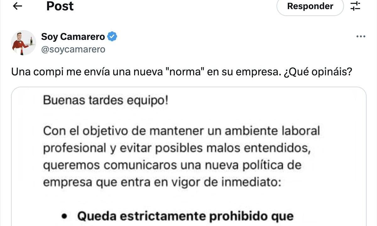 noticiaspuertosantacruz.com.ar - Imagen extraida de: https://www.huffingtonpost.es//virales/ensena-nueva-norma-han-puesto-empresa-poco-genera-debate.html