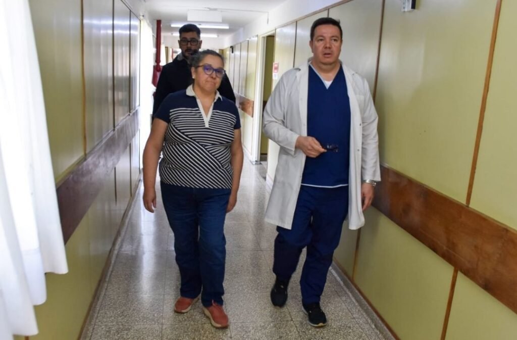 La Ministro de Salud y Ambiente recorriendo Hospitales de la provincia de Santa Cruz